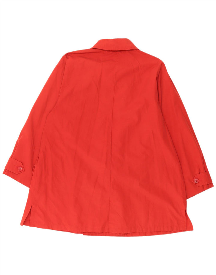 Max Mara Dame Weekend Overfrakke UK 16 Large Red