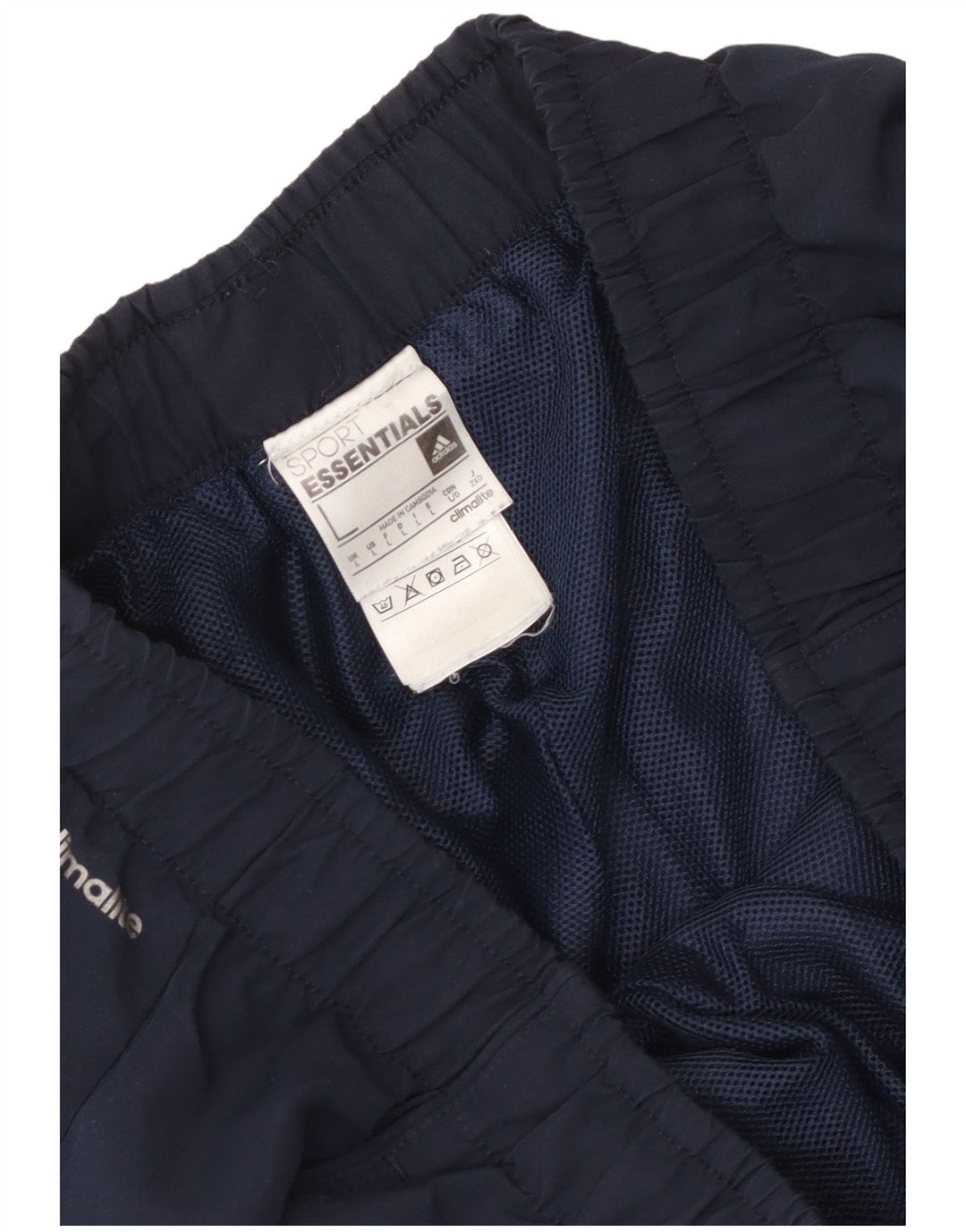 Adidas Herre Climalite Sportshorts store marineblå polyester