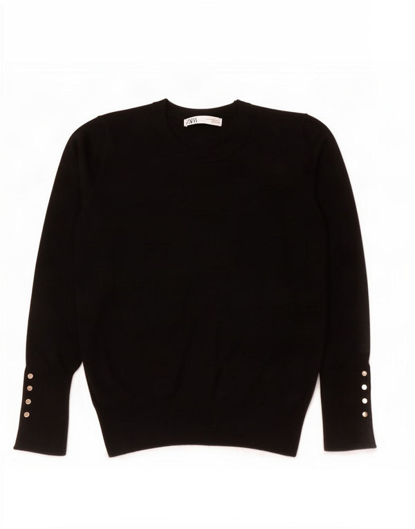 Zara Dame Jumper Sweater UK 12 Medium Sort