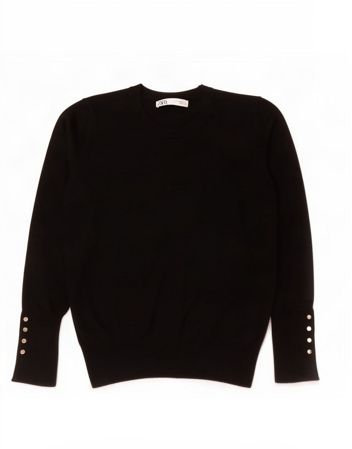 Zara Dame Jumper Sweater UK 12 Medium Sort