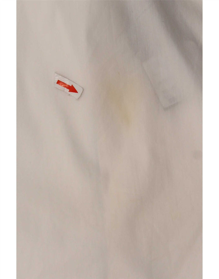 Trussardi herreskjorte str. 40 Medium hvid stribet bomuld