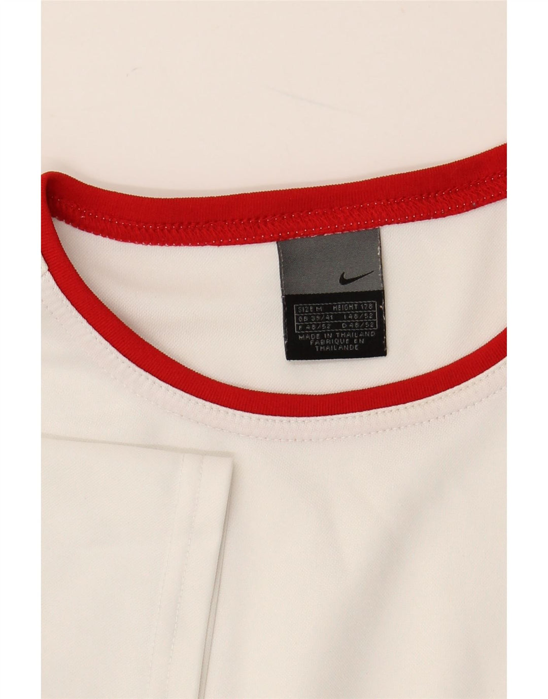 NIKE Herre T-shirt Top Medium White Colourblock