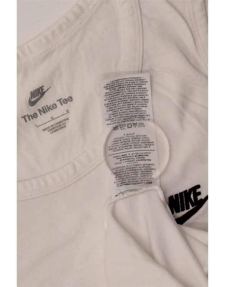 Nike Herrevest Top Stor Hvid Bomuld