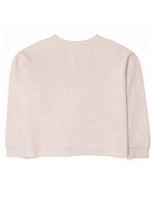 Dkny Girls Graphic Sweatshirt Jumper 3-4 År Grå Bomuld