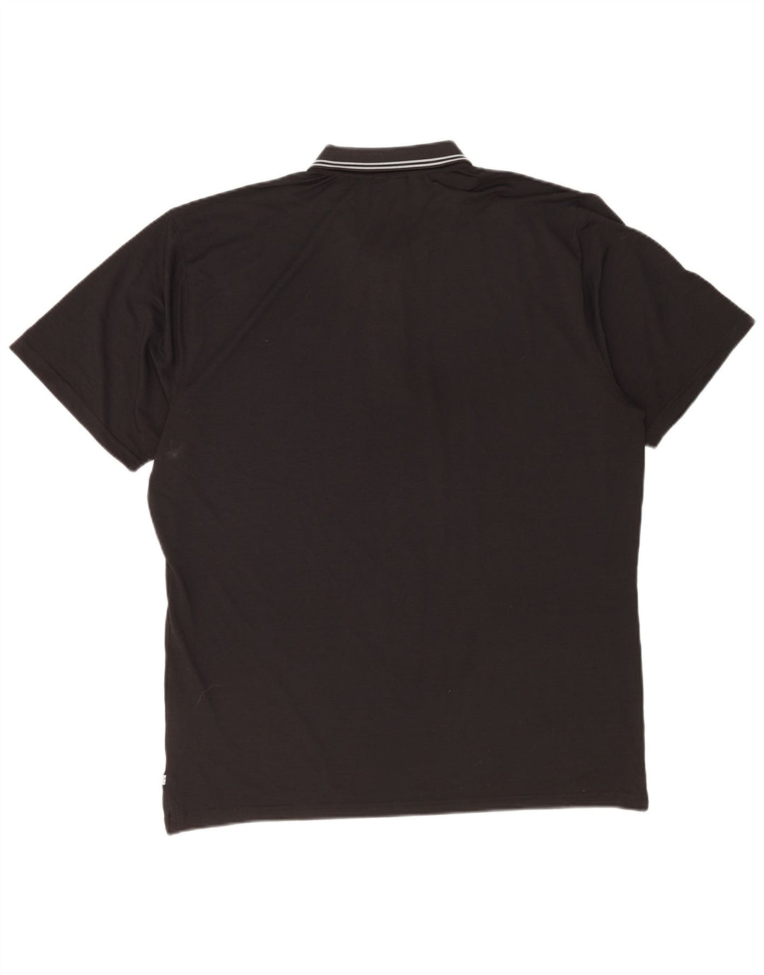 Calvin Klein Herre Polo Shirt 2XL Sort Stribet Polyester
