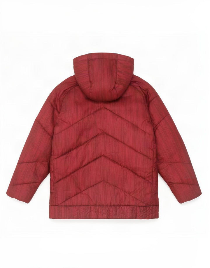 Nike drenge hættepolstret jakke 13-14 år XL rød polyester