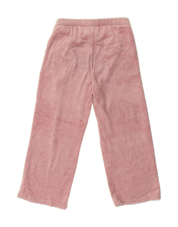 PUMA Girls Tracksuit Trousers 9-10 Years Pink Polyester Vintage Puma and Second-Hand Puma from Messina Hembry 