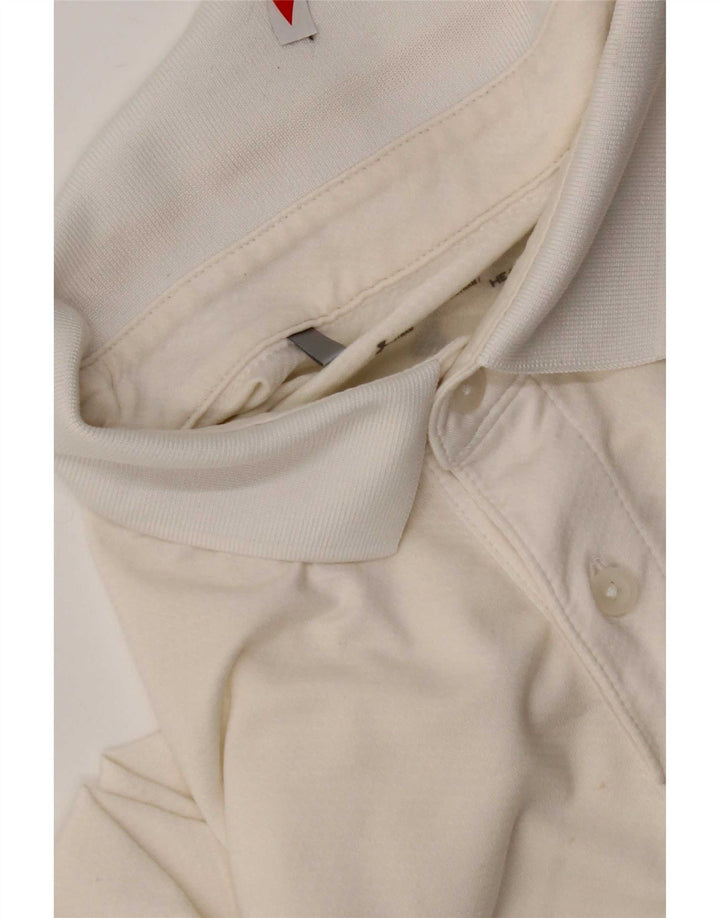 Under Armour Herre Heat Gear Polo Shirt Large White