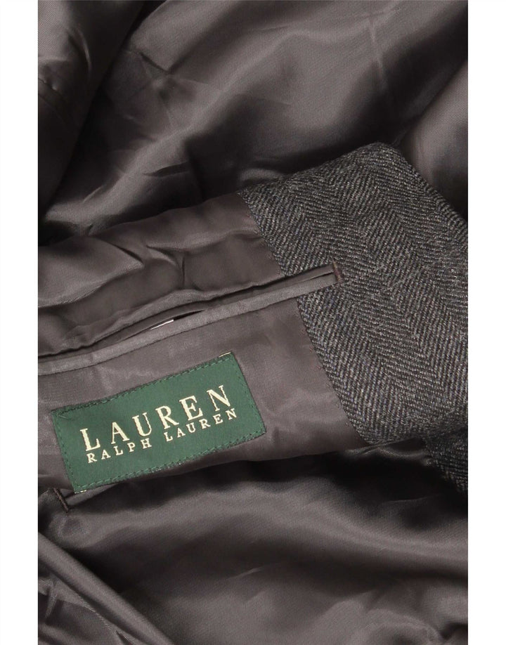 Ralph Lauren Herre Regular Fit Blazer Jacket UK 48 3XL Grå sildeben