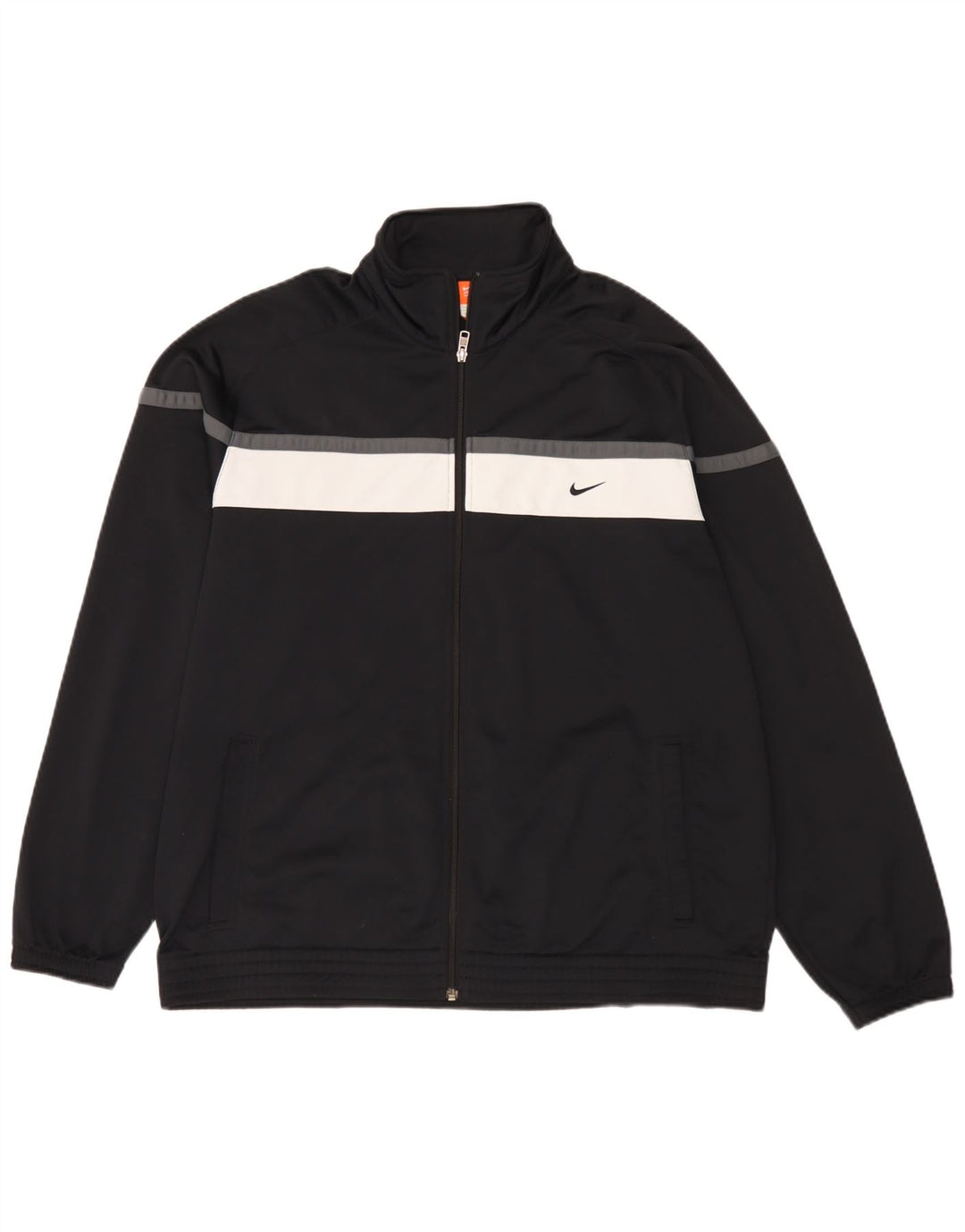 Nike Træningsdragt til mænd, topjakke UK 46/48 XL Sort Colourblock Polyester