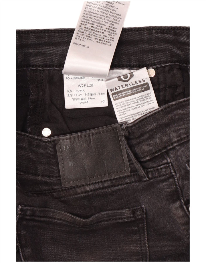 Levi's Dame 711 Skinny Jeans W29 L28 Grå Bomuld