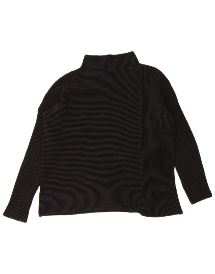 French Connection Dame Turtle Neck Jumper Sweater UK 10 Small Black