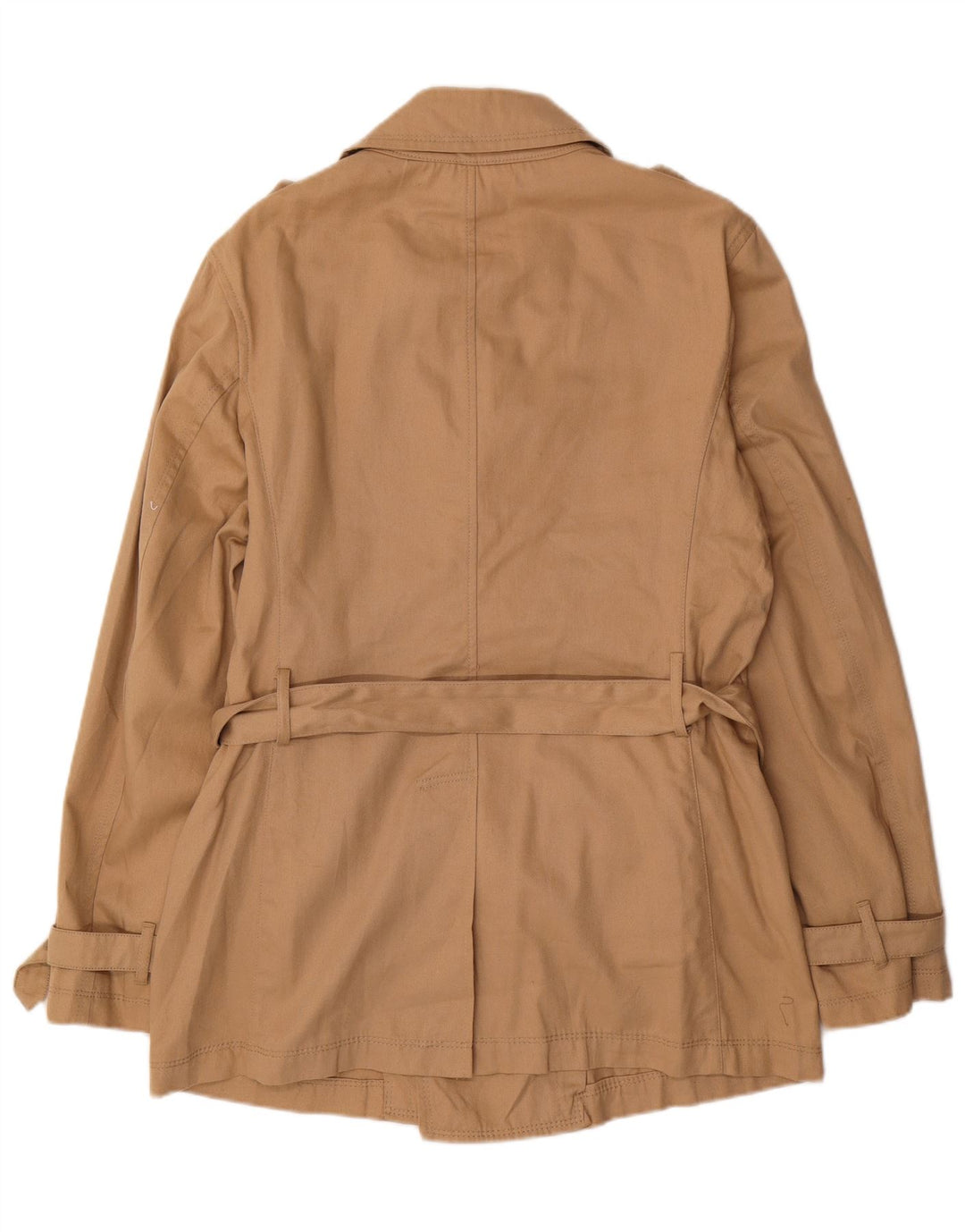 ZARA Trench Coat til mænd UK 40 Stor Beige Bomuld