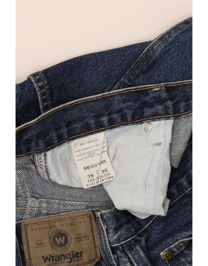 Wrangler Straight Jeans til mænd W36 L30 blå bomuld