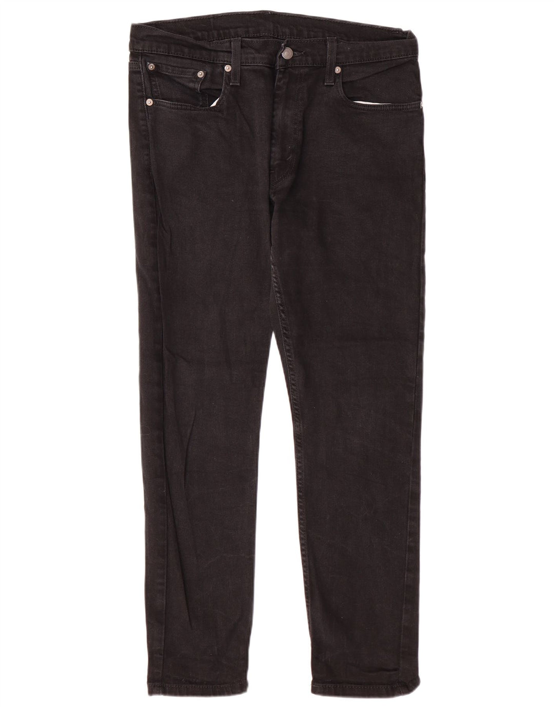 LEVI'S Herre 512 Slim Tapered Jeans W33 L27 Sort Bomuld