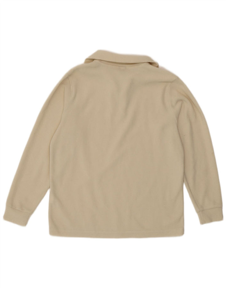 Invicta Dame Fleece Jumper med lynlås DK 12 Medium Off White Polyester