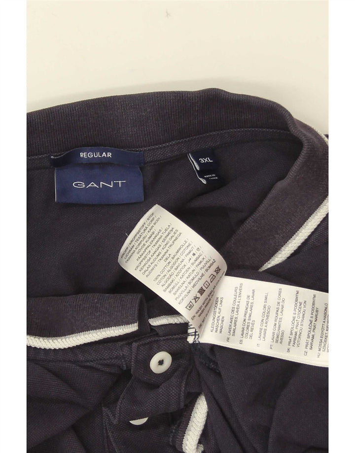 Gant Regular Polo Shirt 3XL Marineblå Bomuld