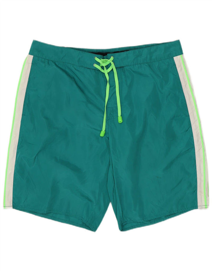 Coast Badeshorts til mænd XL Turkis Colourblock Polyester
