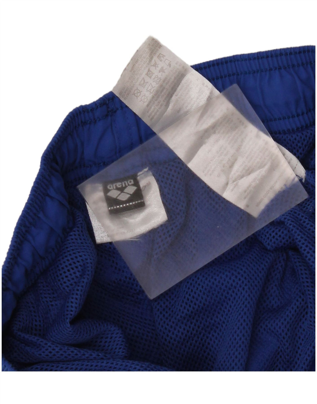 Arena Herre grafiske sportsshorts mellemblå polyester