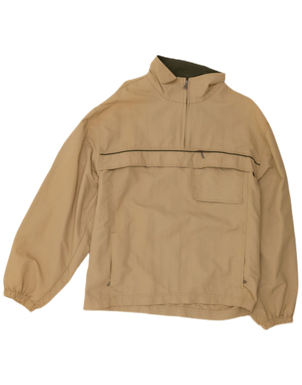 Timberland Herre Pullover Regnjakke UK 40 Stor Beige Nylon