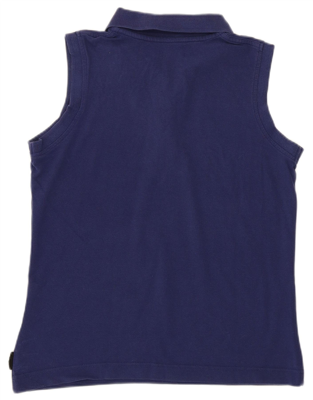 Kappa Dame ærmeløs polo shirt UK 12 Medium Navy Blue