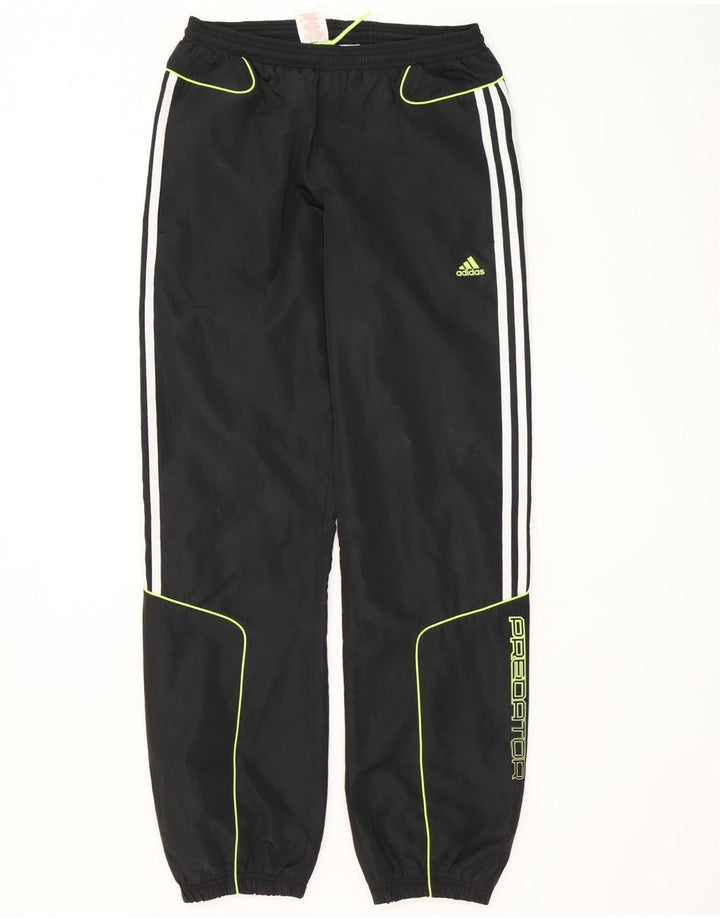Adidas drenge grafisk træningsdragt bukser jogger 15-16 år sort polyester