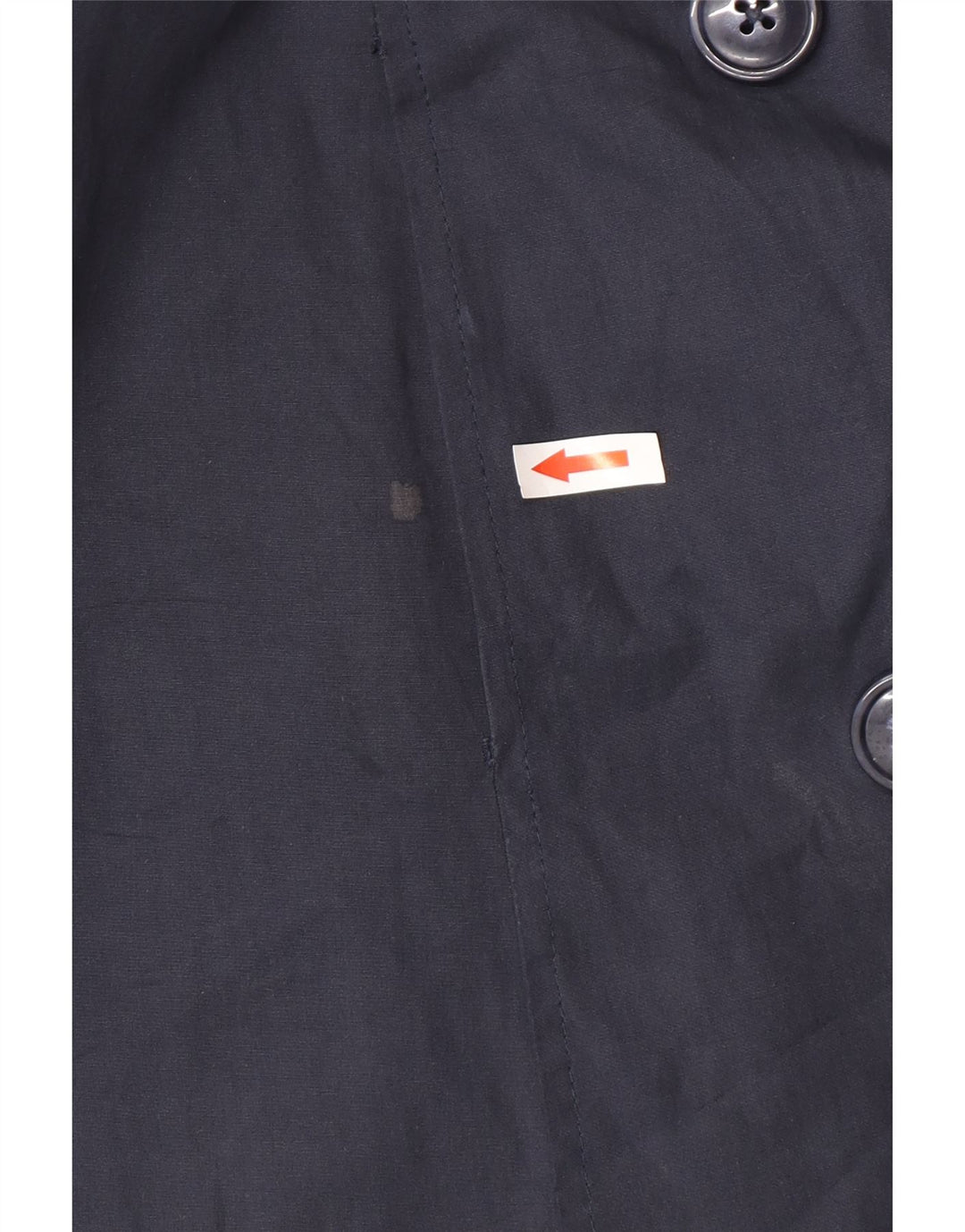 Naf Naf Dame Trench Coat IT 48 XL Marineblå Bomuld
