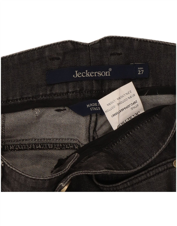 Jeckerson Dame Slim Jeans W27 L29 Sort Bomuld