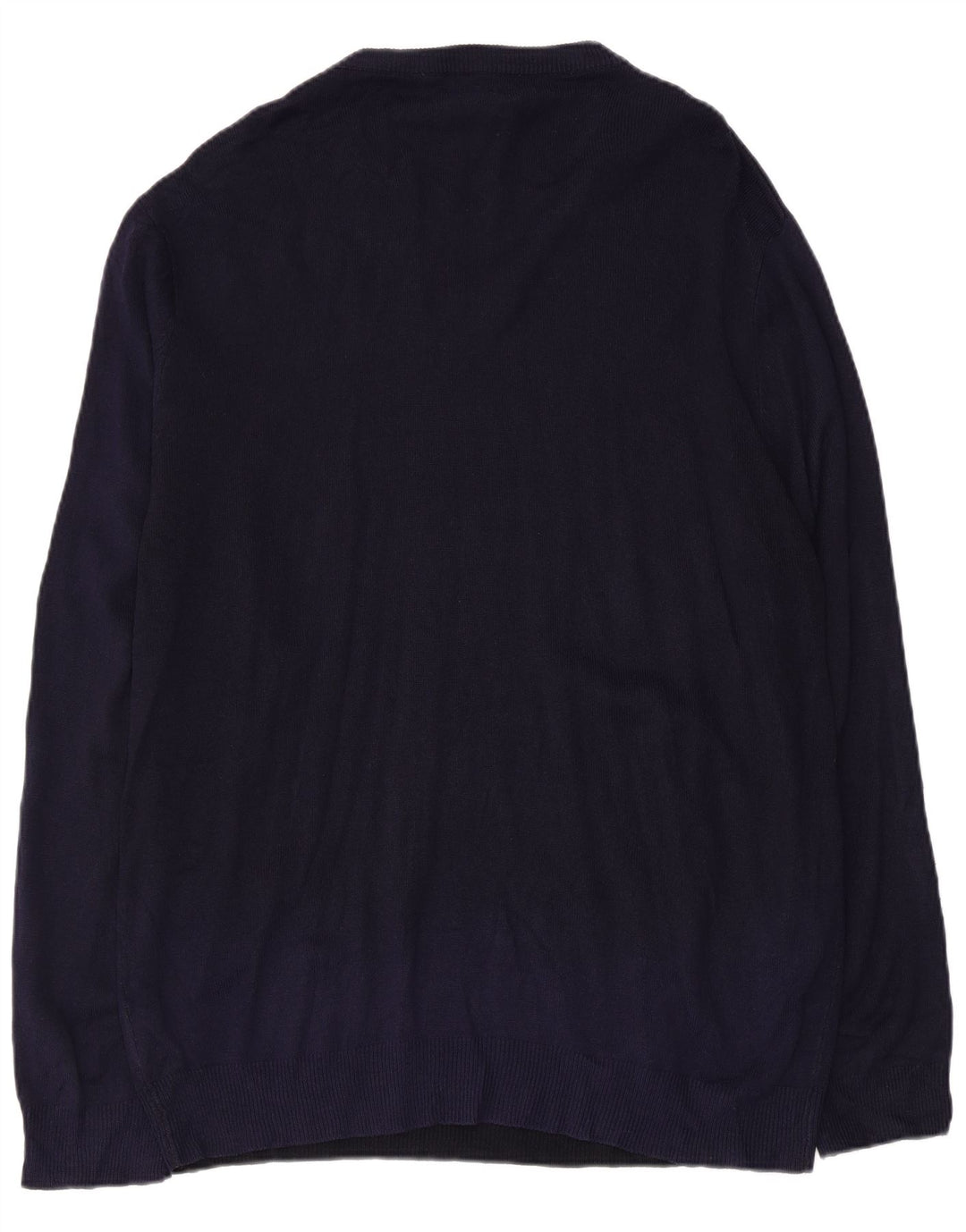 PIERRE CARDIN Herre V-hals sweater 2XL Marineblå Akryl