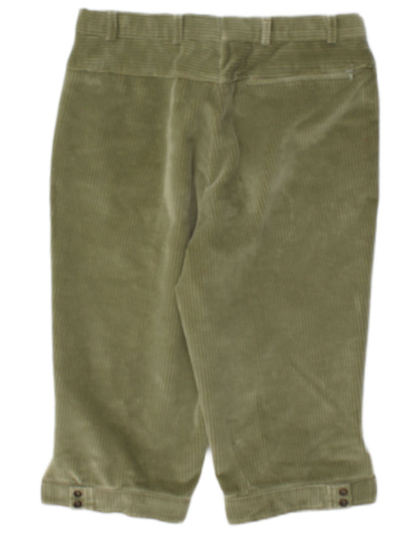 Vintage herre fløjlshorts IT 48 Medium W30 Khaki