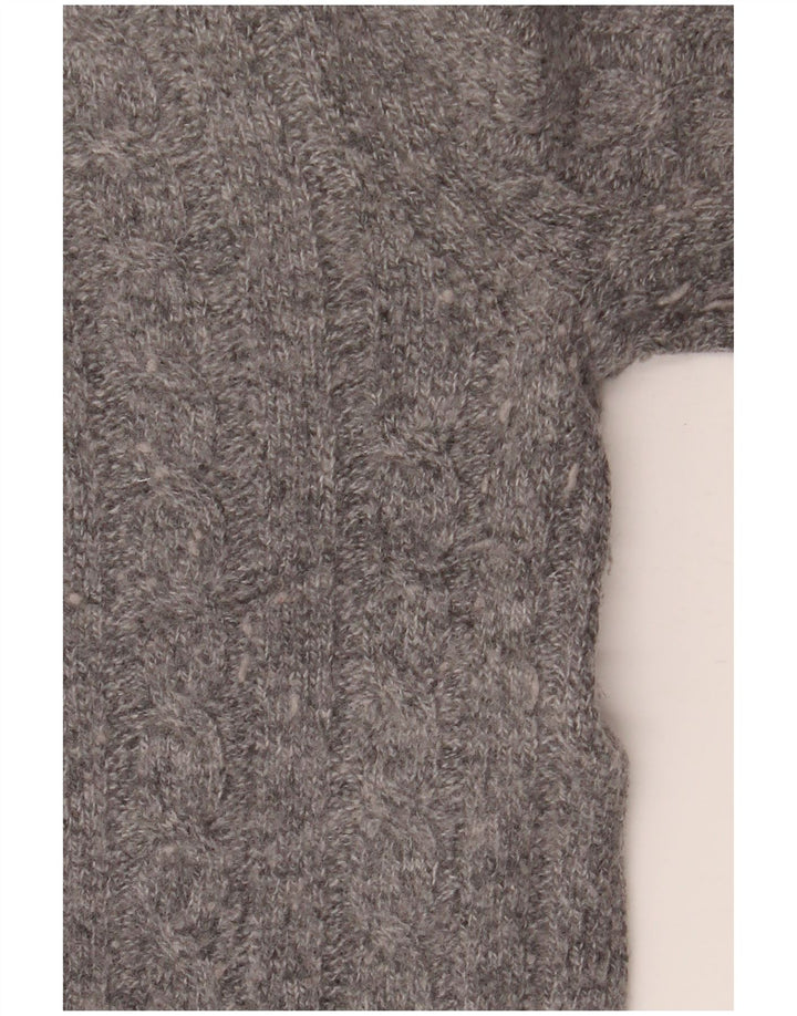 Superdry Herre sweater med rund hals XL Grå Flecked Lammeuld