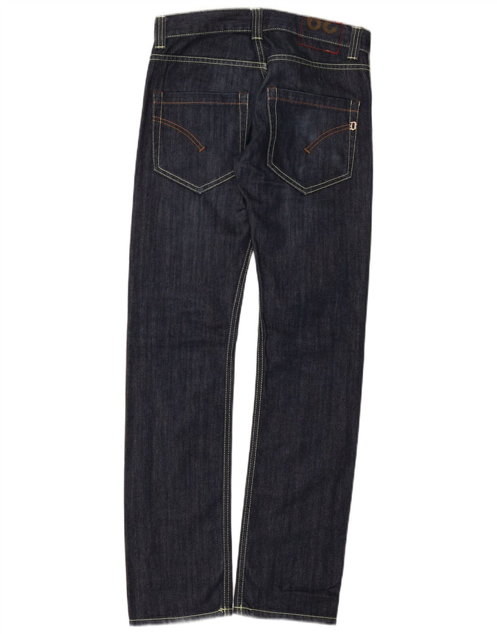 Dondup Dame Straight Jeans W29 L32 Marineblå Bomuld