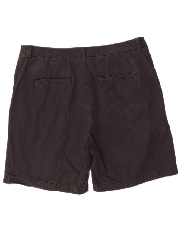 Marks & Spencer Chino Shorts til kvinder UK 14 Large W32 Black Bomuld