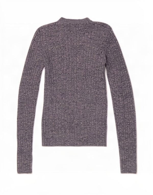 Ted Baker dame sweater med rund hals str. 3 Medium Blue Flecked
