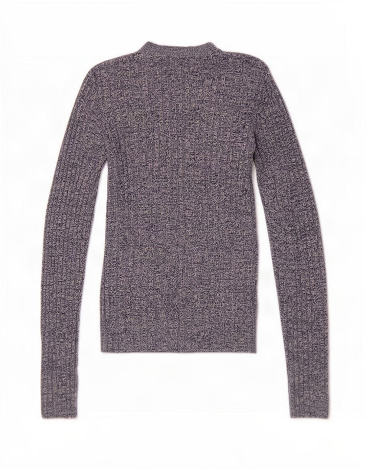 Ted Baker dame sweater med rund hals str. 3 Medium Blue Flecked