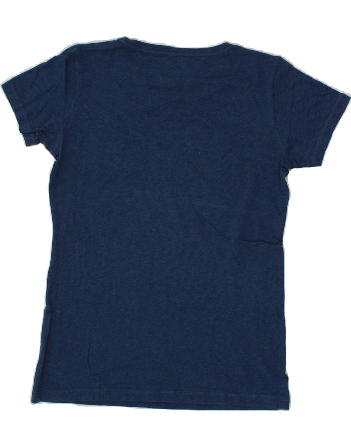 OASIS Womens Graphic T-Shirt Top UK 14 Medium Blue Vintage Oasis and Second-Hand Oasis from Messina Hembry 