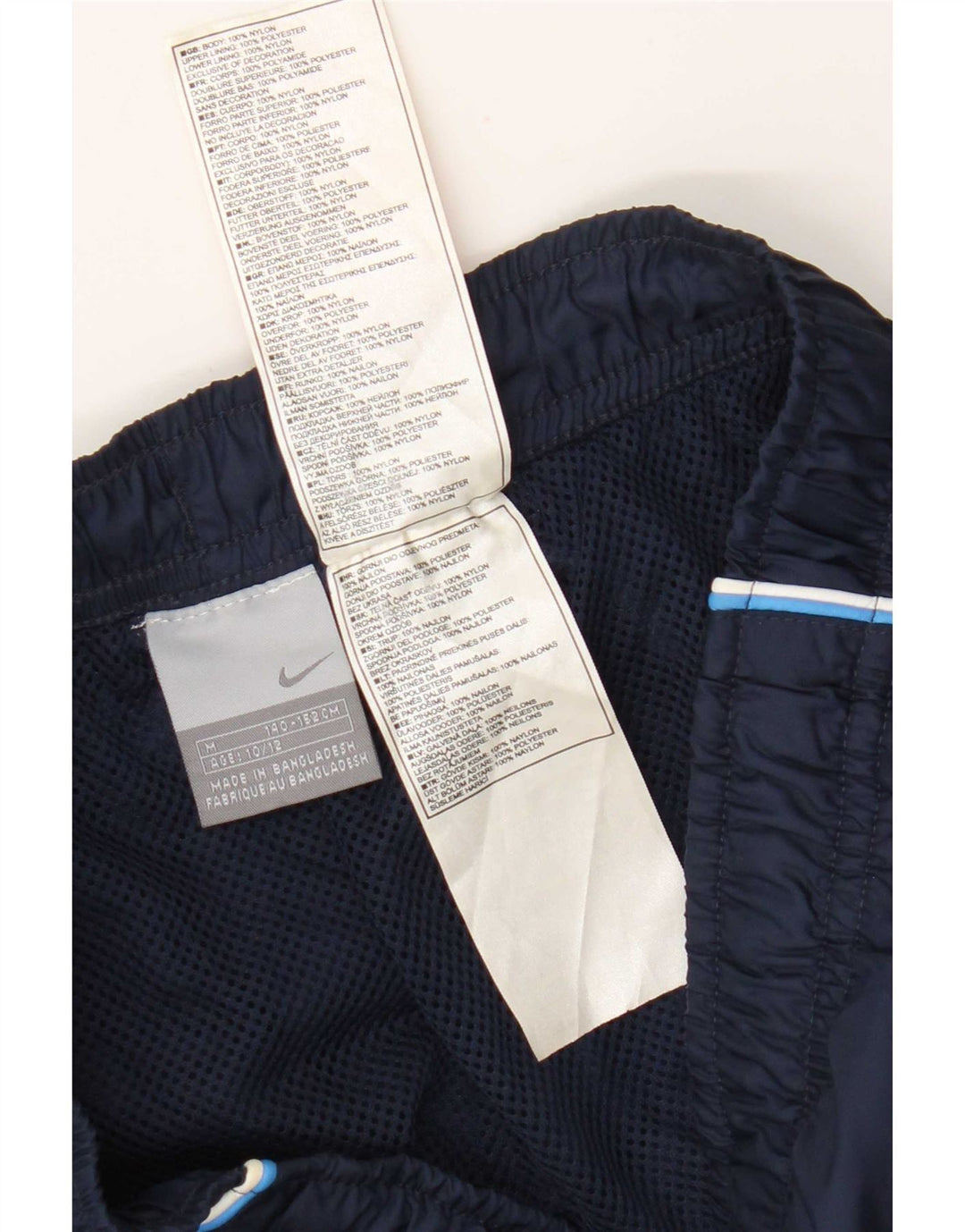 Nike Træningsdragtsbukser til drenge 10-11 år Medium Navyblå nylon