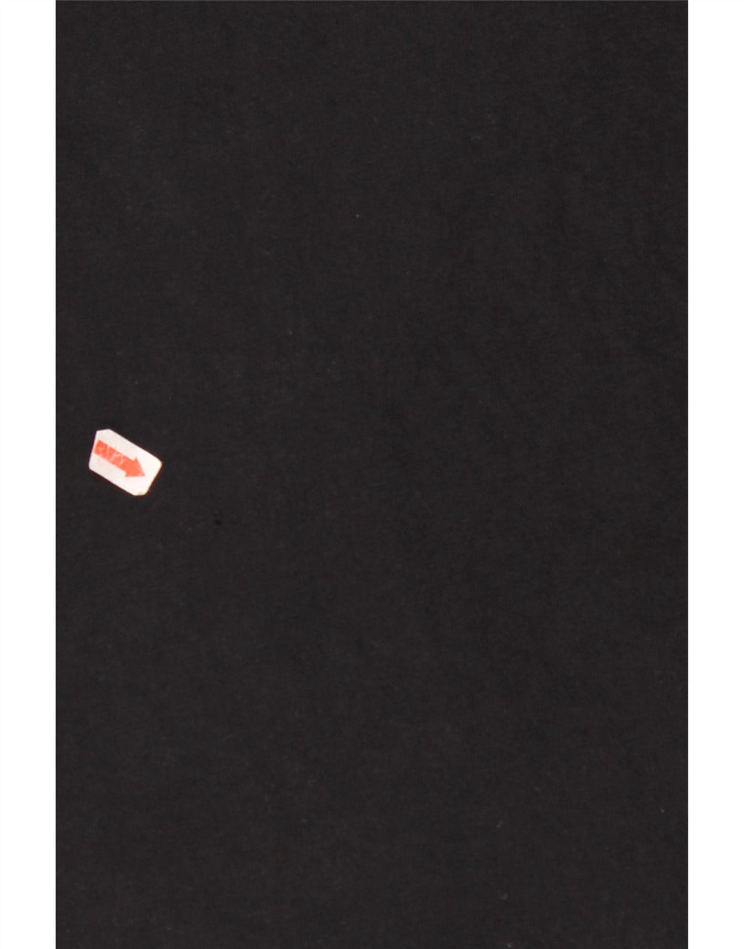 VINTAGE Kvinders Grafisk Vest Top UK 12 Medium Sort Bomuld