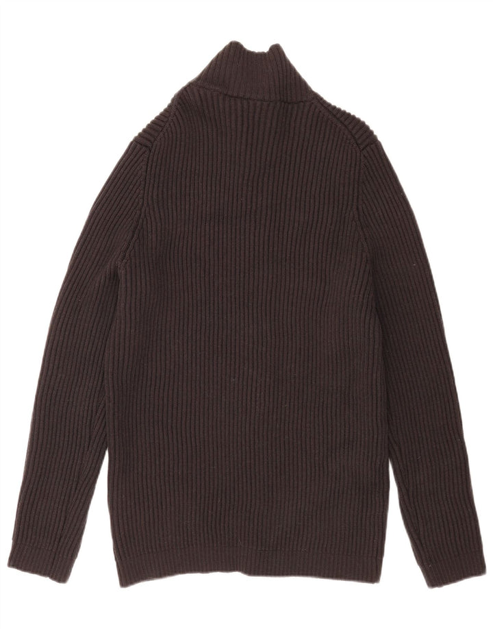 Hugo Boss Herre cardigan sweater Medium Grey Virgin Wool