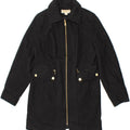 MICHAEL KORS Womens Overcoat US 14 XL Black Wool Vintage Michael Kors and Second-Hand Michael Kors from Messina Hembry 