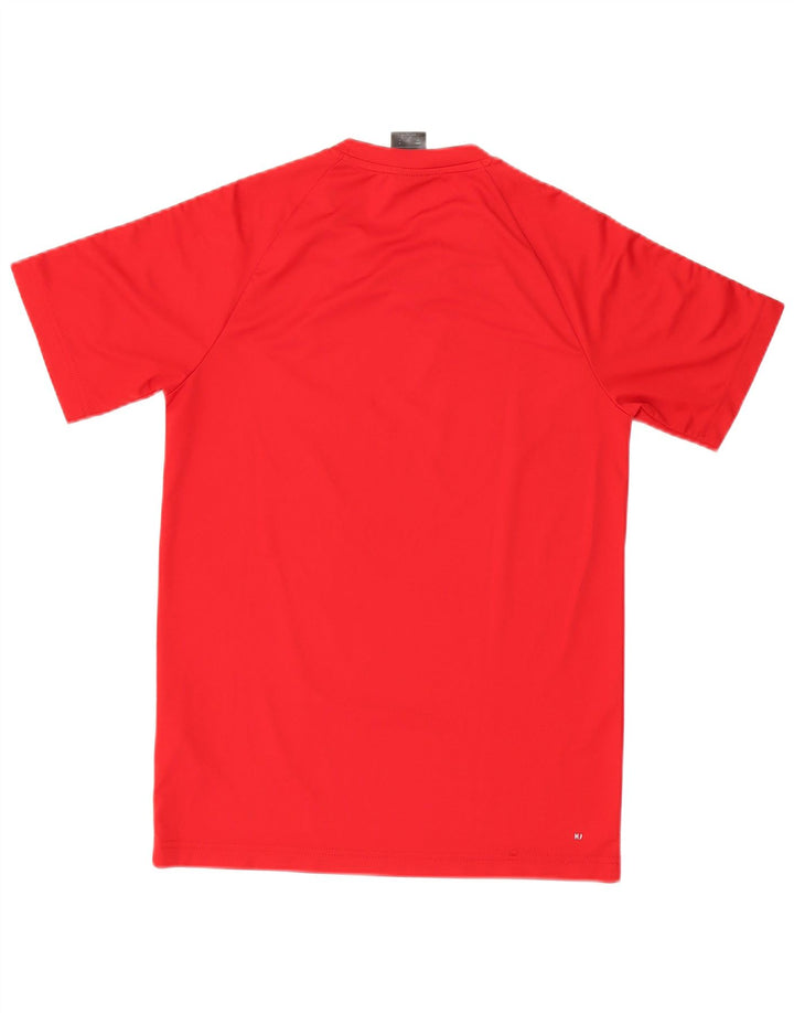 Adidas Herre T-Shirt Top Lille Rød Polyester