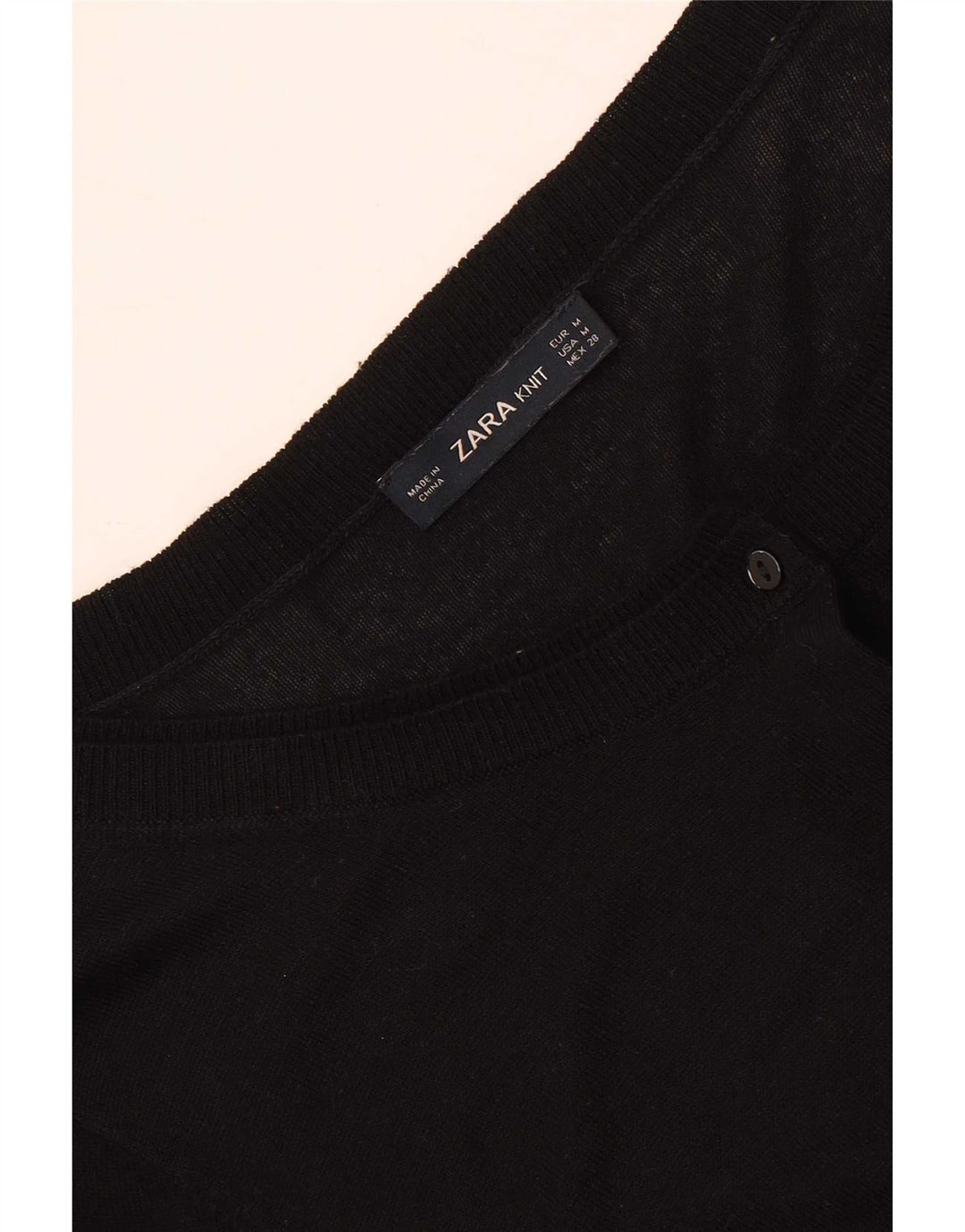 Zara Dame Cardigan Sweater UK 12 Medium Sort