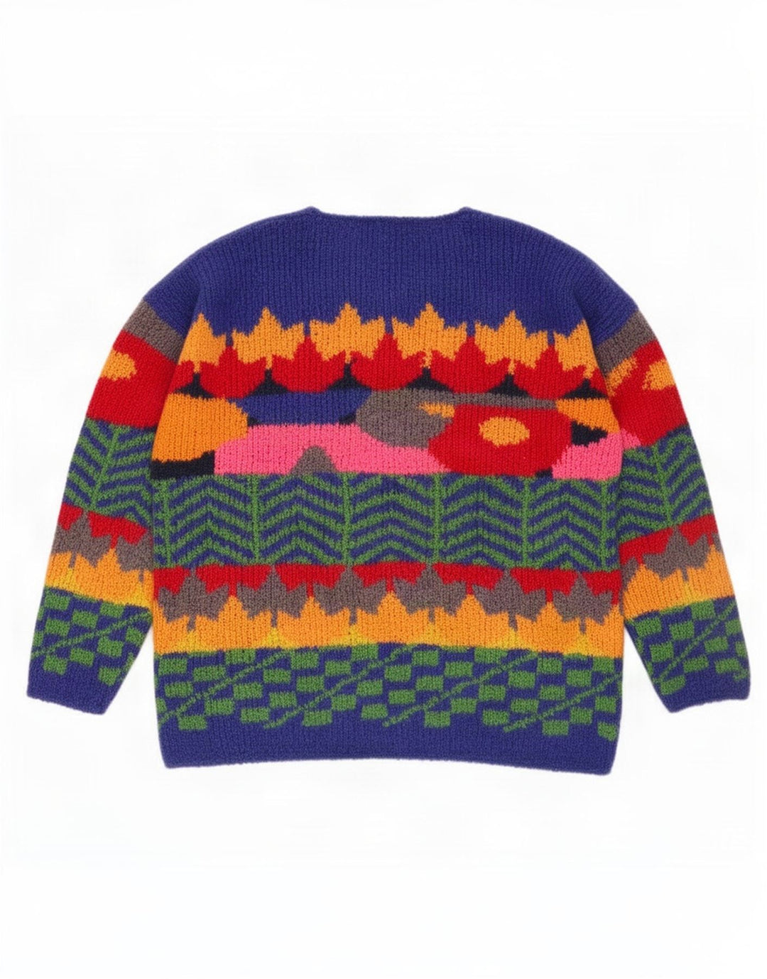 Premode dame sweater med rund hals DK 14 Medium Blue Novelty