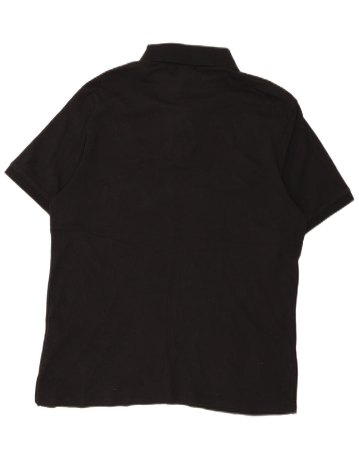 Dkny Herre Polo Shirt Stor Sort Bomuld