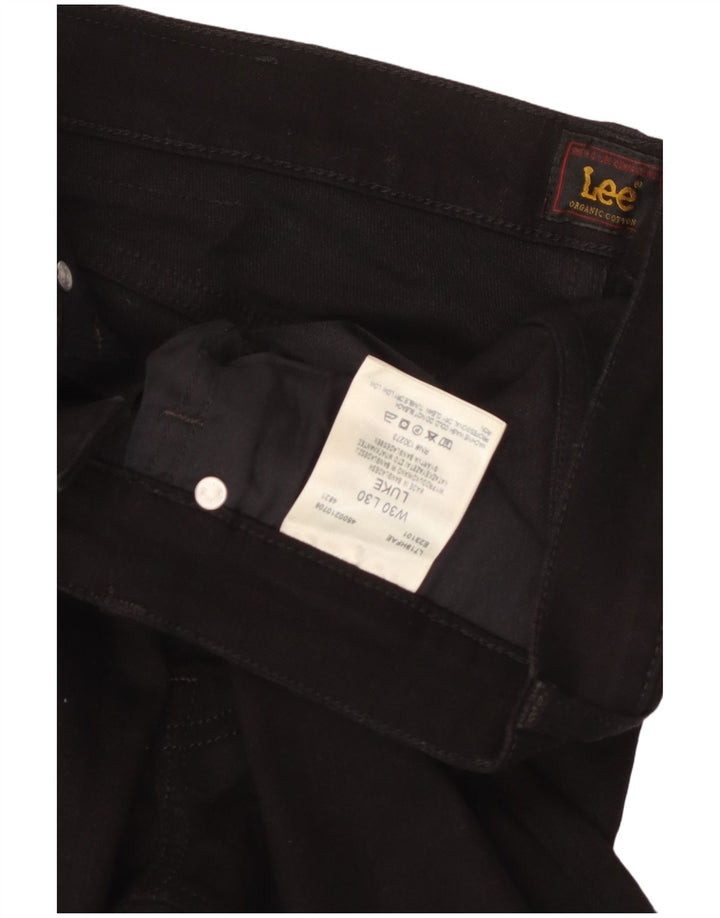 Lee Herre Luke Slim Jeans W30 L30 Sort Bomuld