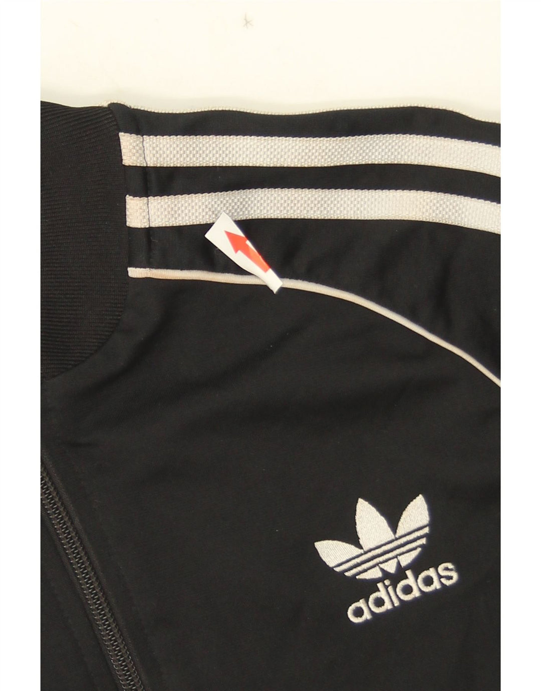 Adidas Drenge Træningsdragt Topjakke 11-12 År Sort Polyester