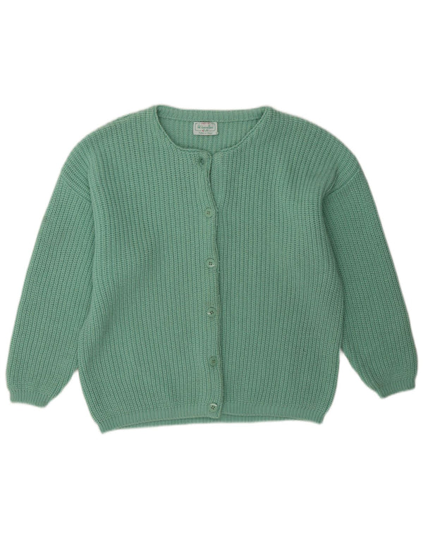 Benetton Dame Cardigan Sweater UK 16 Large Green