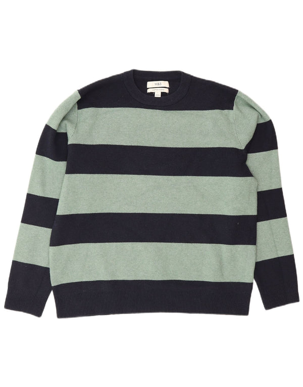 Marks & Spencer Dame sweater med rund hals DK 16 Stor marineblå