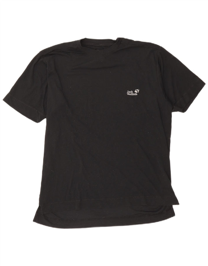 Jack Wolfskin Herre T-Shirt Top 2XL Sort Polyester