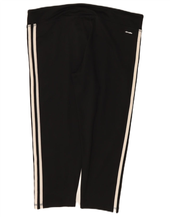 Adidas Dame Climalite Capri Leggings UK 20/22 XL Sort Polyester